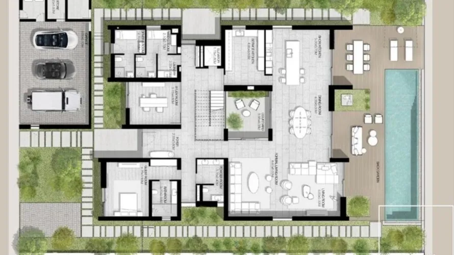 6 غرفة نوم  فيلا في Dubai Land, الإمارات العربية المتحدة رقم 1491 № 8