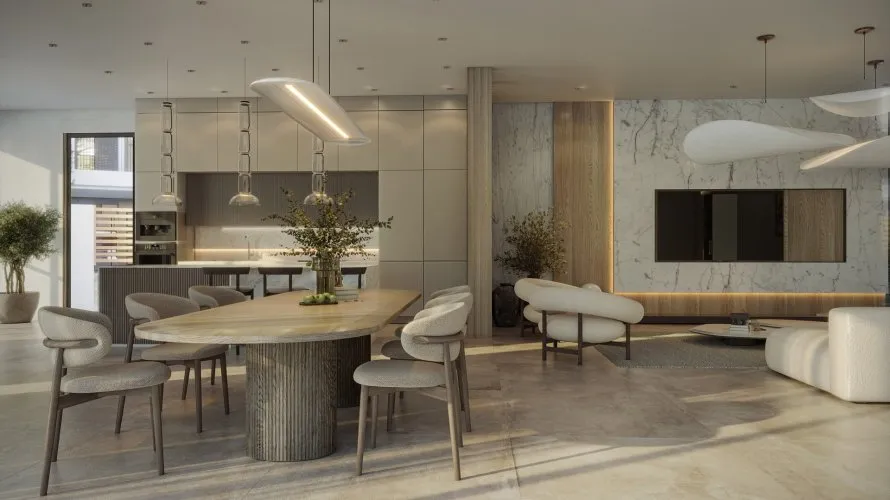 5 غرفة نوم  تاون هاوس في KETURAH RESERVE Meydan Gated Community, الإمارات العربية المتحدة رقم 296 № 1