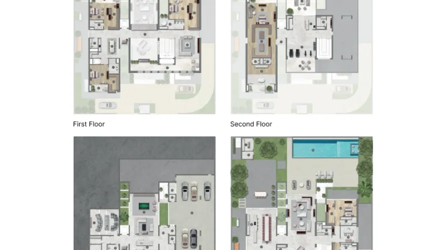 6 غرفة نوم  فيلا في دبي, الإمارات العربية المتحدة رقم 1655 № 6
