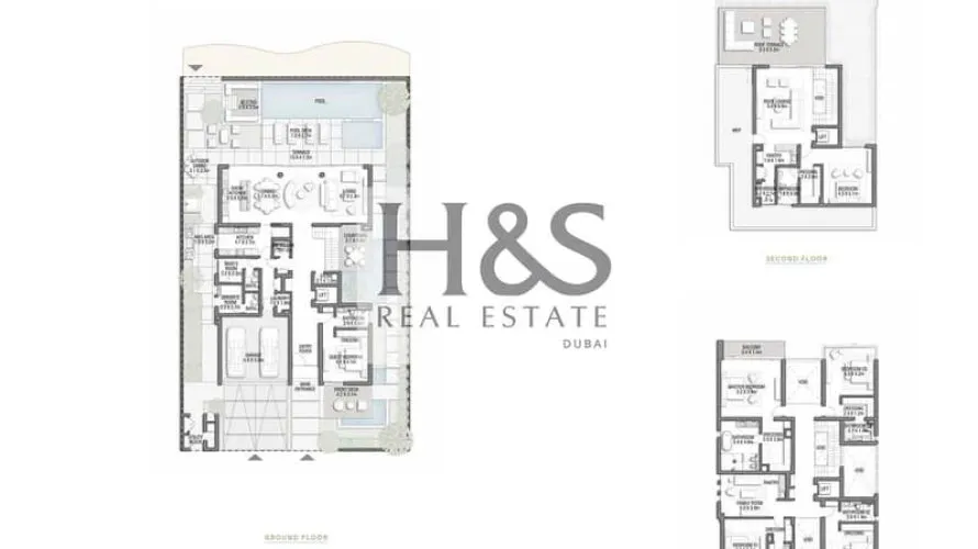 6 غرفة نوم  فيلا في Palm Jebel Ali, الإمارات العربية المتحدة رقم 948