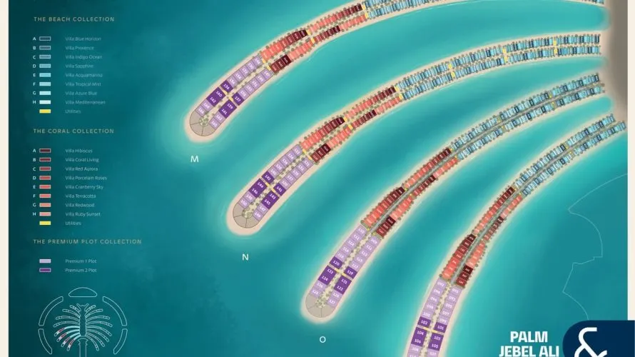 6 غرفة نوم  فيلا في Palm Jebel Ali, الإمارات العربية المتحدة رقم 2274