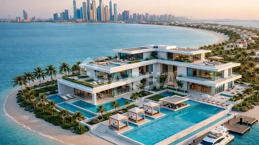 7 غرفة نوم  فيلا في Palm Jebel Ali, الإمارات العربية المتحدة رقم 3086 № 7