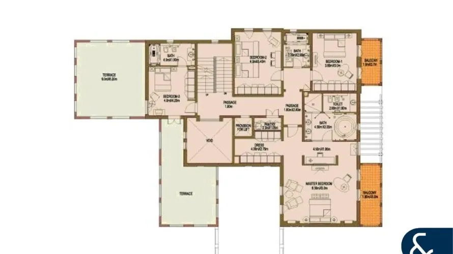 Villa de 6 dormitorios en The Lakes, UAE No. 1371 № 14