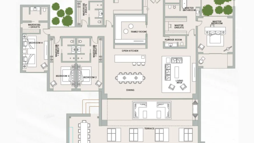 Villa de 3 dormitorios en Ras Al Khaimah, UAE No. 1649 № 8