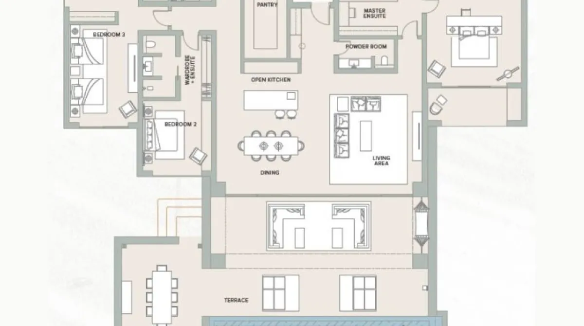 Villa de 3 dormitorios en Ras Al Khaimah, UAE No. 365
