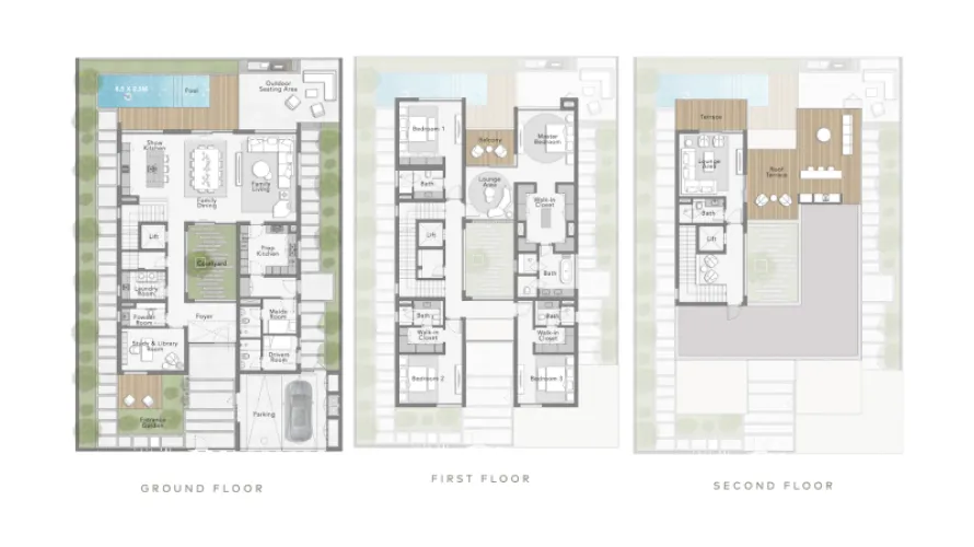 Villa de en Mohammed Bin Rashid City, UAE No. 1635 № 10