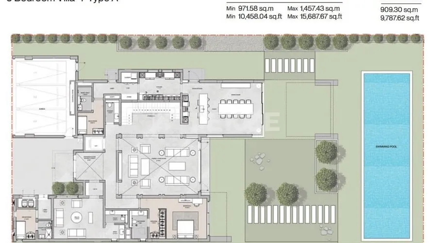 Villa de 6 dormitorios en Umm Al Quwain, UAE No. 407 № 17