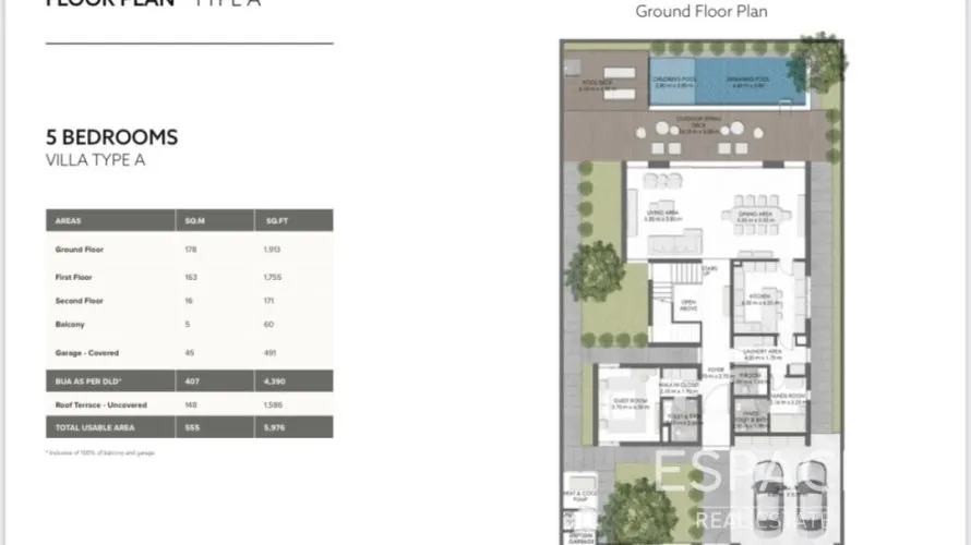 Villa de 5 dormitorios en Jumeirah Park, UAE No. 1200 № 8