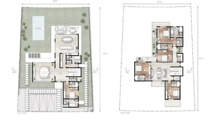 Villa de 5 dormitorios en Al Hamra Village, UAE No. 1080 № 19