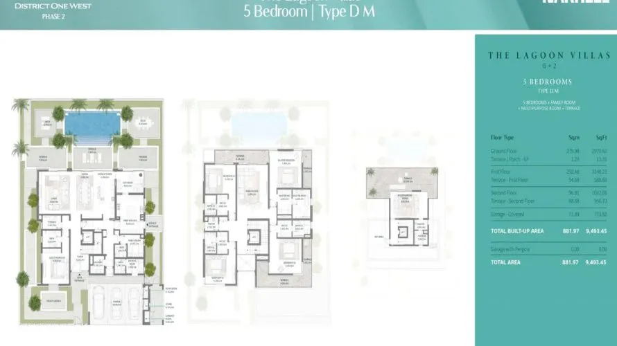 Villa de 5 dormitorios en District One, UAE No. 815 № 15