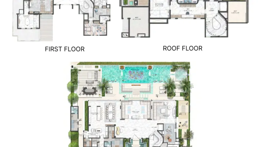 Villa de 5 dormitorios en Palm Jumeirah, UAE No. 1640 № 2