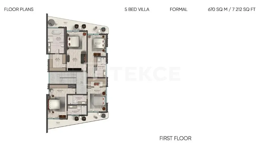 Villa de 5 dormitorios en Meydan, UAE No. 2306 № 1