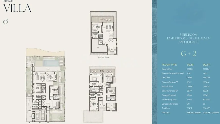 Villa de 5 dormitorios en Jebel Ali, UAE No. 3757