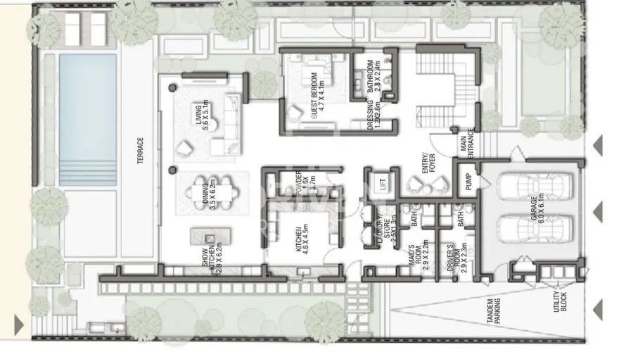 Villa de 5 dormitorios en Palm Jebel Ali, UAE No. 3593 № 3