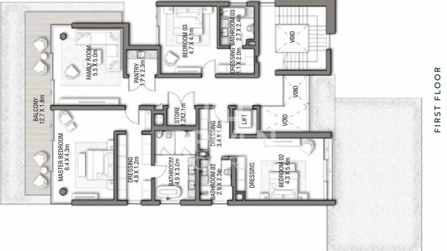 Villa de 5 dormitorios en Palm Jebel Ali, UAE No. 3593