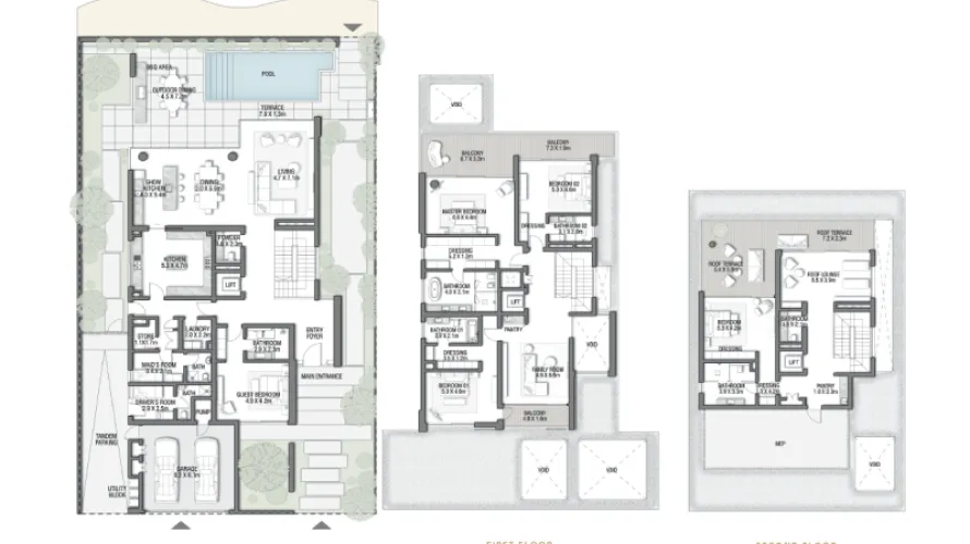 Villa de 5 chambres à Palm Jebel Ali, UAE No. 1643 № 15