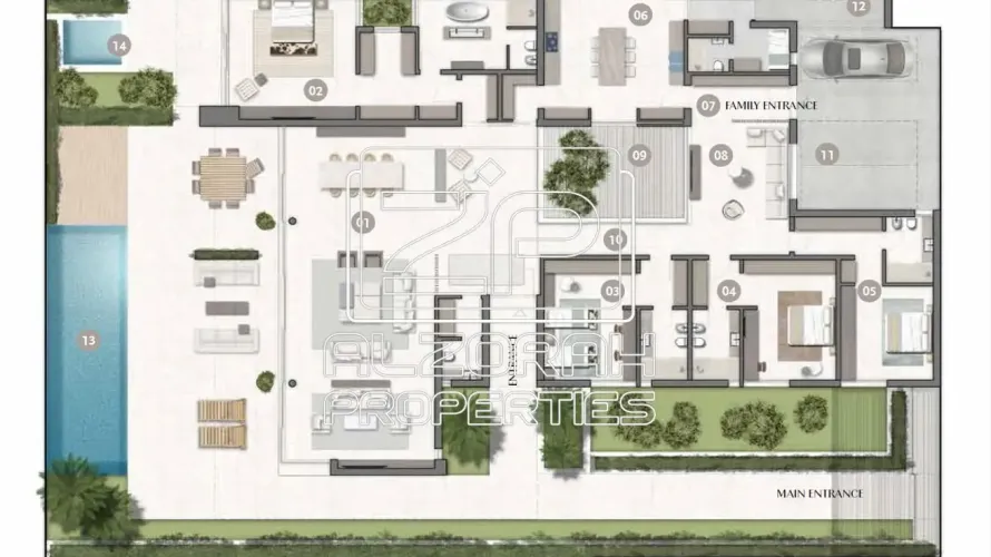 Villa de 4 chambres à Al Zorah, UAE No. 246 № 2