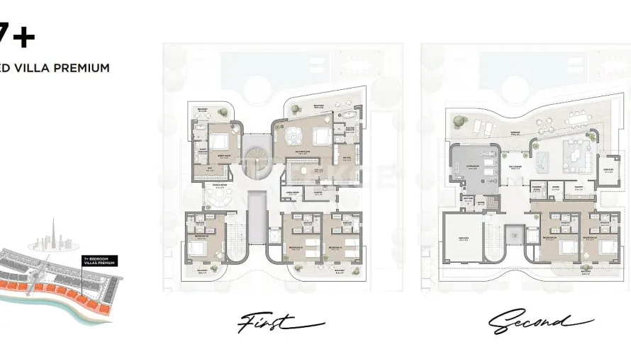 Villa de 7 chambres à Meydan, UAE No. 2499 № 26