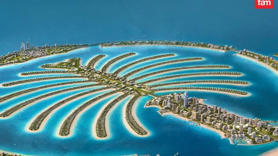 Villa de 5 chambres à Palm Jebel Ali, UAE No. 3956