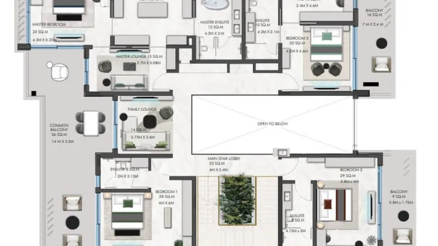 Вилла с 5 спальнями в  Jumeirah Islands, Дубай, ОАЭ №1645 № 3