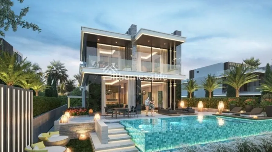 Вилла с 6 спальнями в  Damac Lagoons, Дубай, ОАЭ №1588