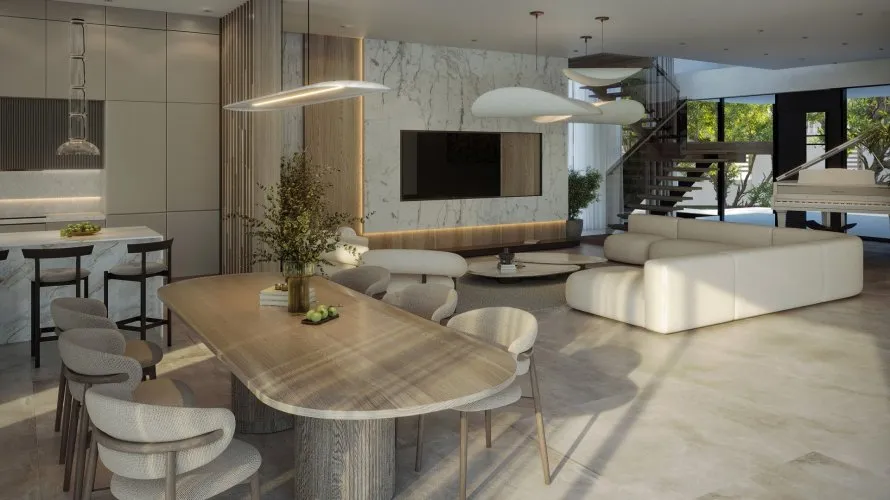 Таунхаус с 4 спальнями в KETURAH RESERVE, Meydan Gated Community, Дубай, ОАЭ №293 № 3