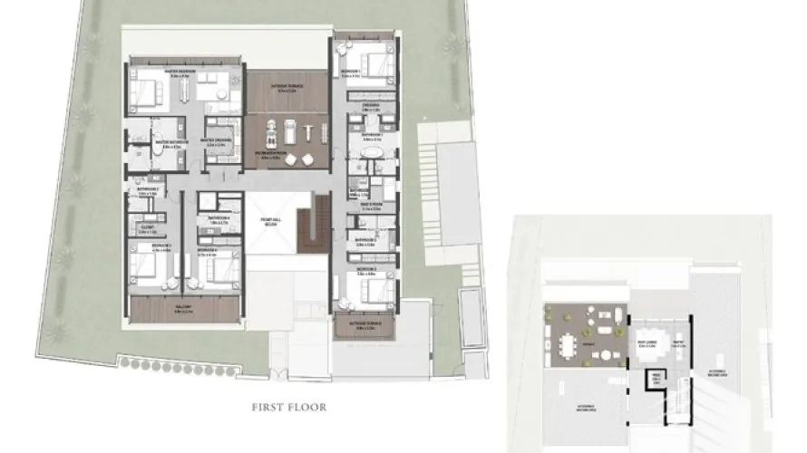 Вилла с 6 спальнями в  Golf Place, Дубай Хилс Эстейт, Дубай, ОАЭ №334 № 20