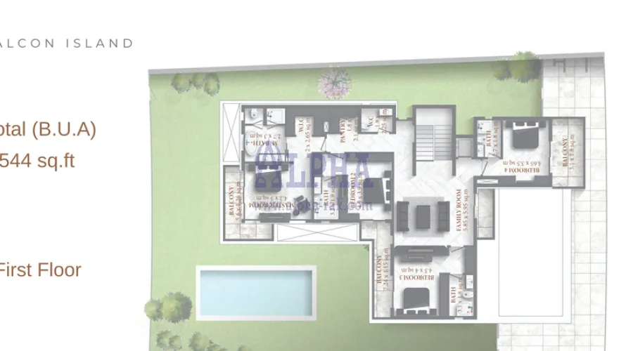 Вилла с 5 спальнями в Al Hamra Village, Рас-эль-Хайма, ОАЭ №2422 № 11