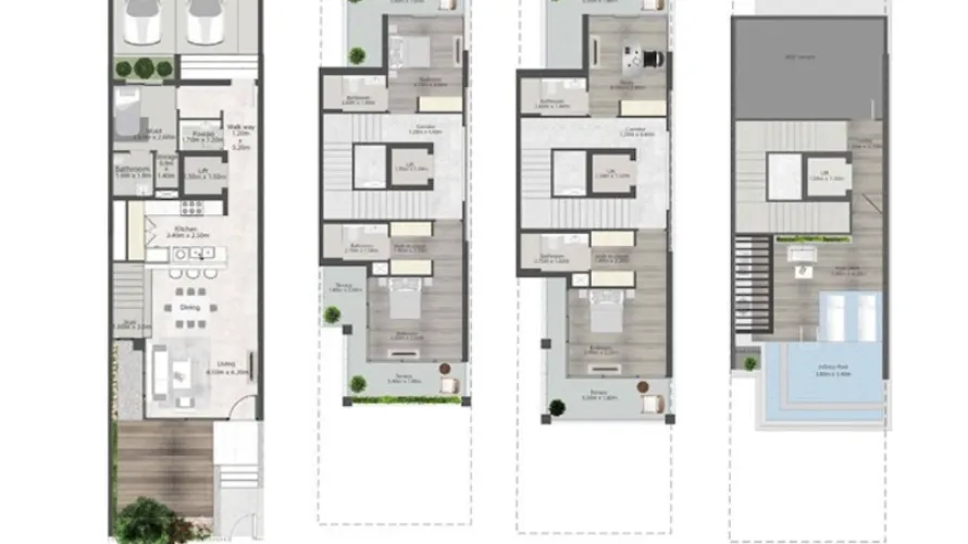 4 bedrooms townhouse for sale , Jumeirah Village Circle, Dubai, UAE No. 1637 № 8