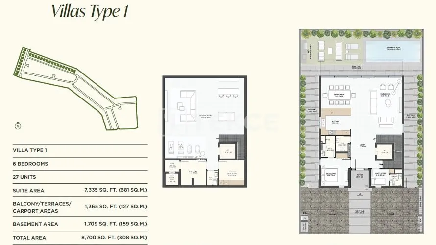 6 bedrooms villa for sale, Jumeirah Golf Estates, Dubai, UAE No. 2525 № 16