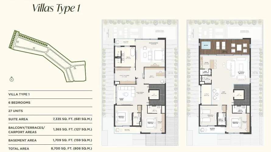 6 bedrooms villa for sale, Jumeirah Golf Estates, Dubai, UAE No. 2525 № 17